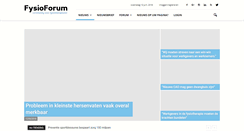 Desktop Screenshot of fysioforum.nl
